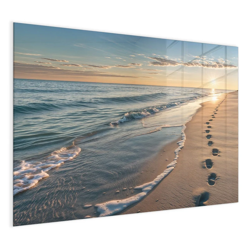 Magnettafel - Spuren im Sand
