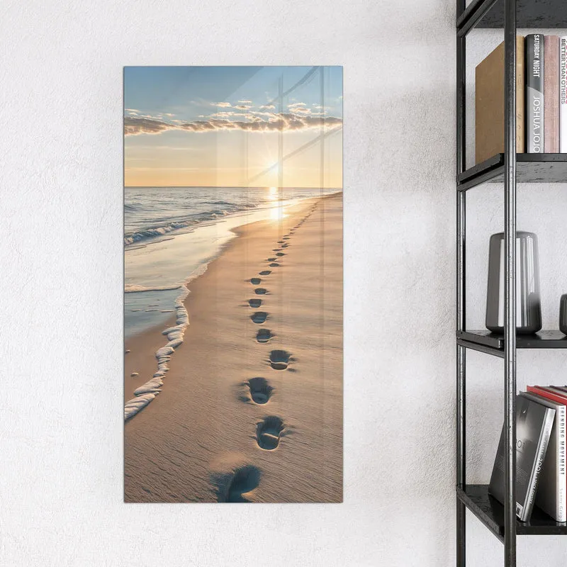 Magnettafel - Spuren im Sand