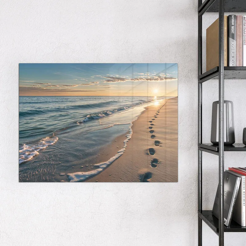 Magnettafel - Spuren im Sand