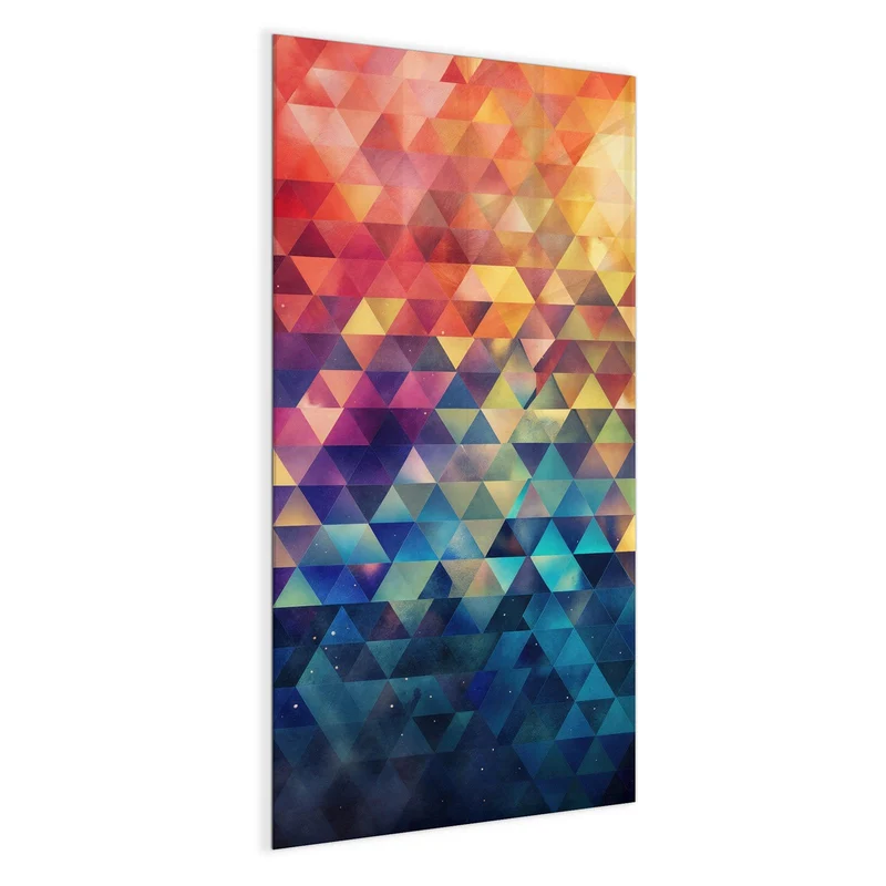 Magnettafel - Bunte Dreiecke