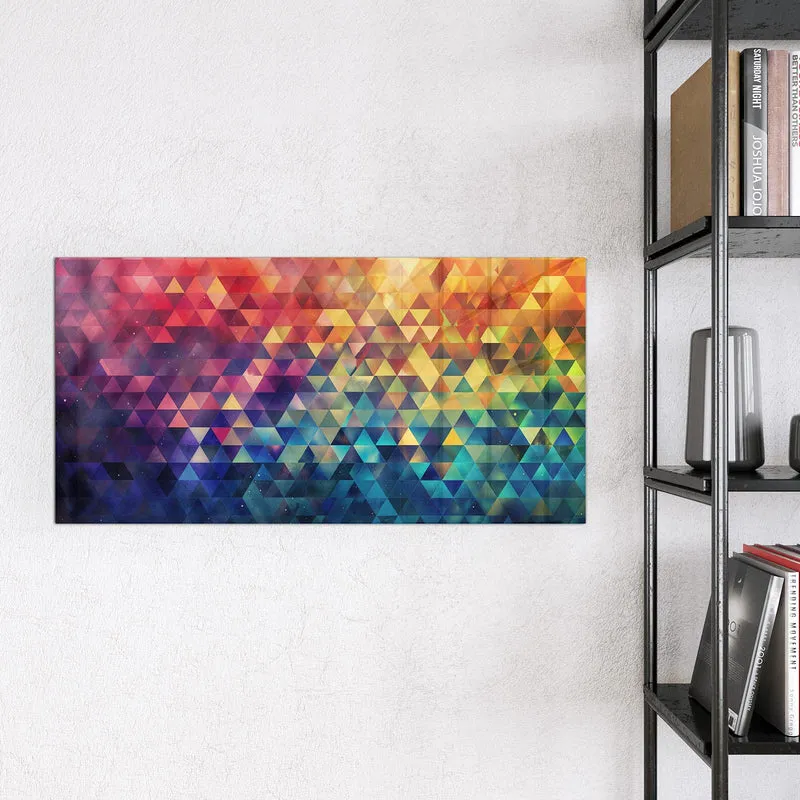 Magnettafel - Bunte Dreiecke