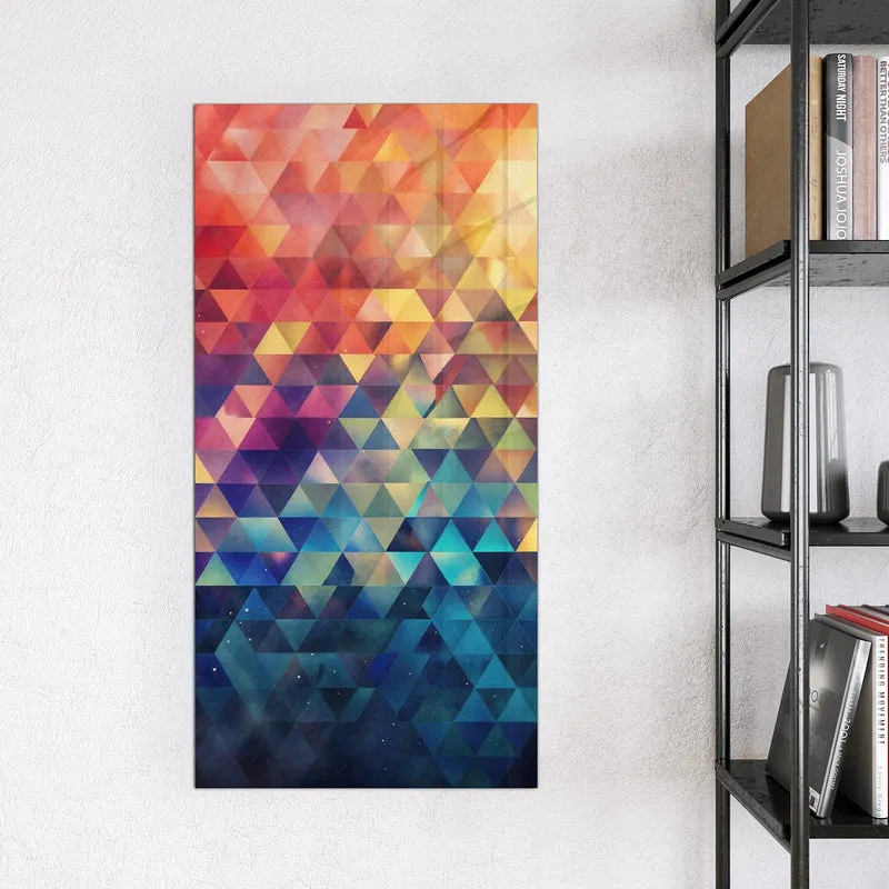 Magnettafel - Bunte Dreiecke