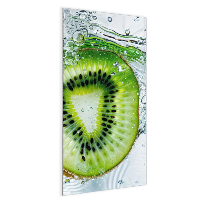 Magnettafel - Kiwi im Sprudelwasser