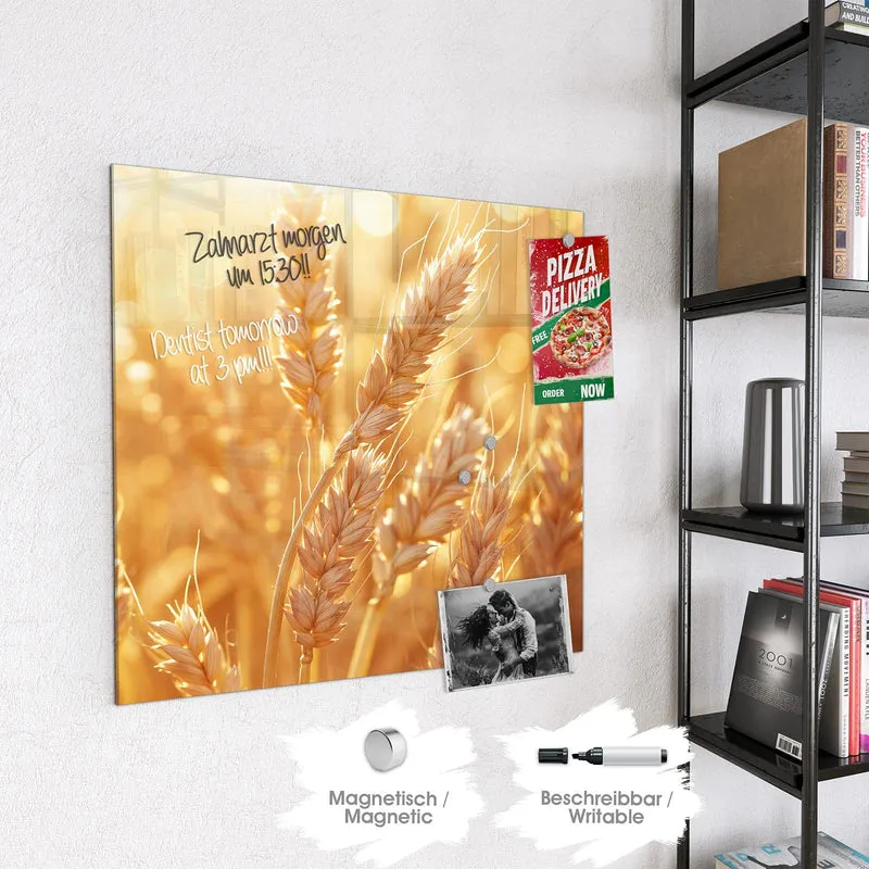 Magnettafel - Reife Weizenähren