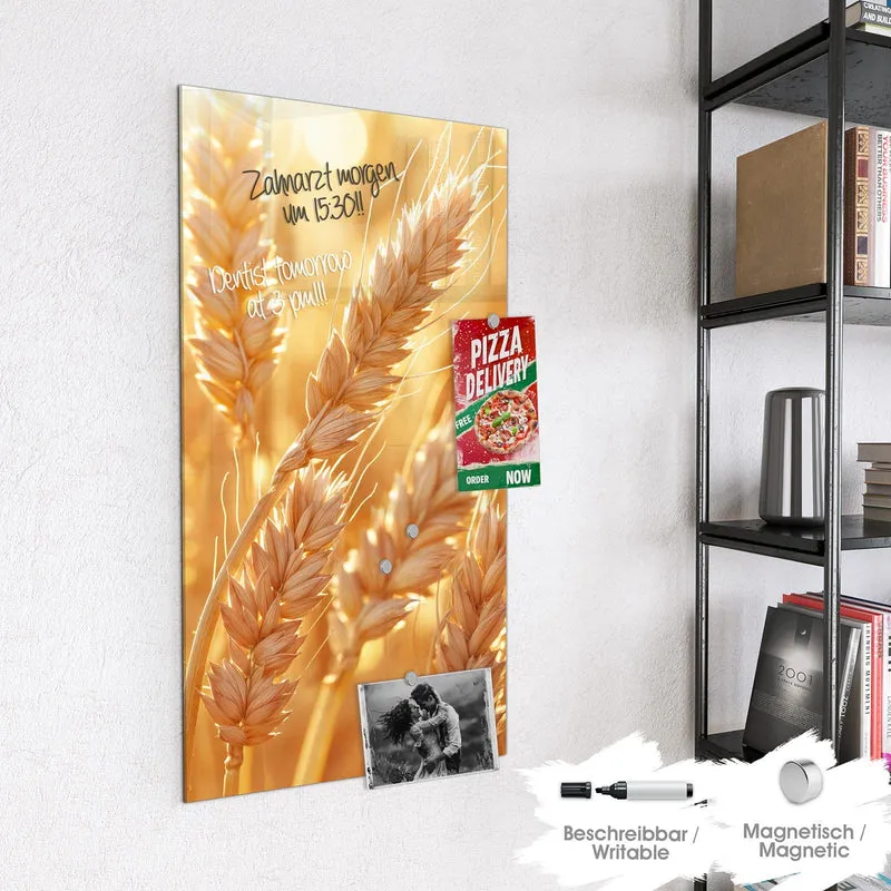Magnettafel - Reife Weizenähren