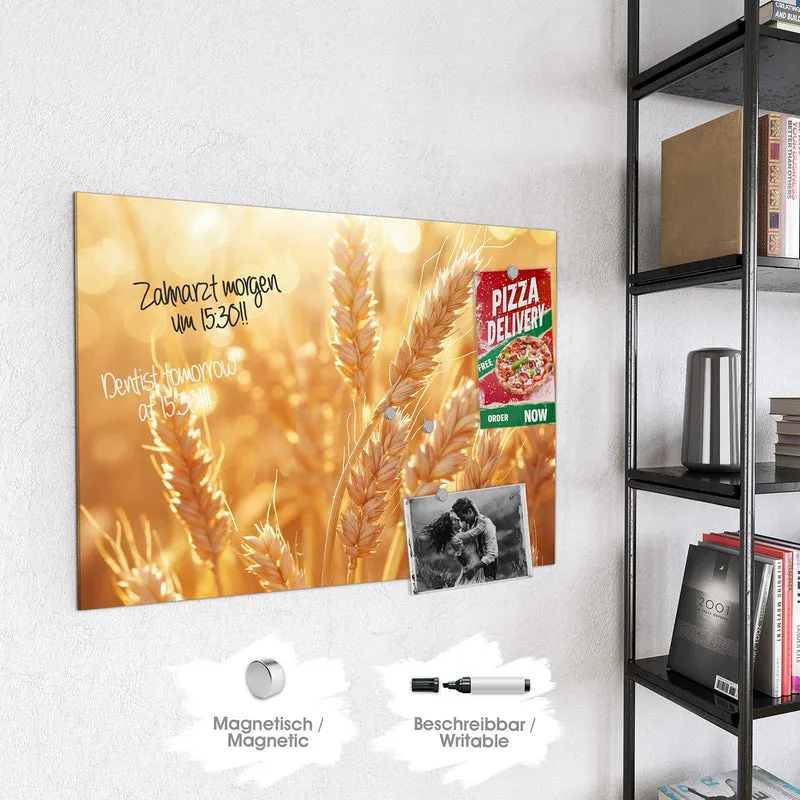 Magnettafel - Reife Weizenähren