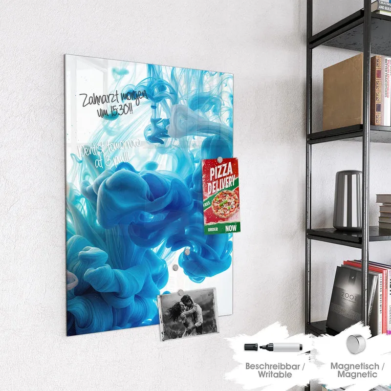Magnettafel - Tinte im Wasser