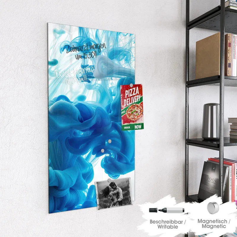 Magnettafel - Tinte im Wasser