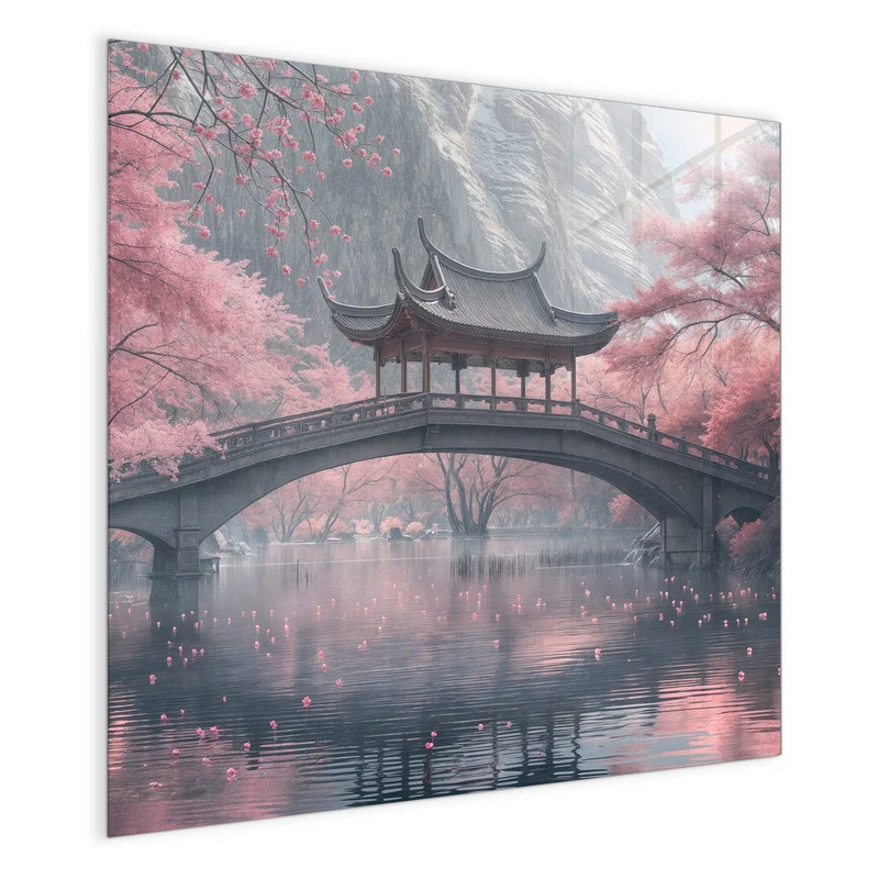 Magnettafel - Japanischer Garten