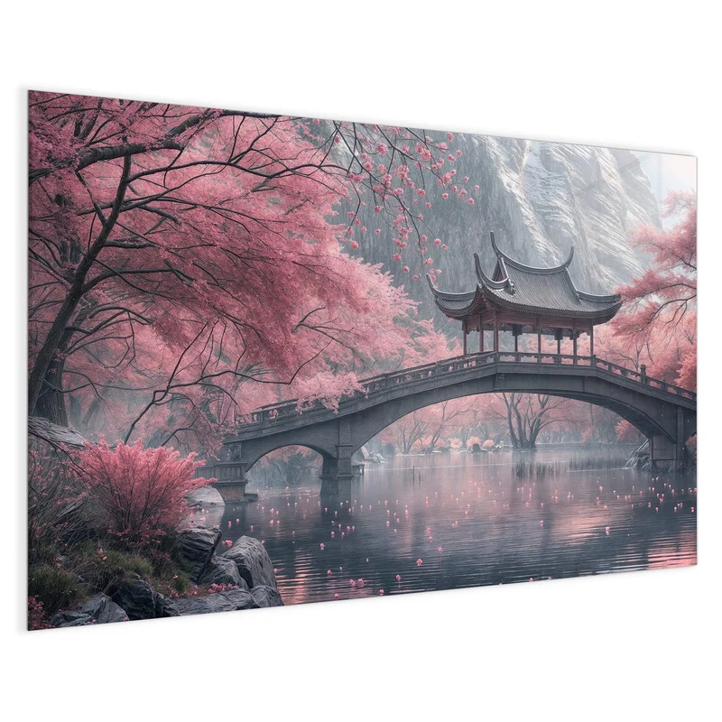 Magnettafel - Japanischer Garten