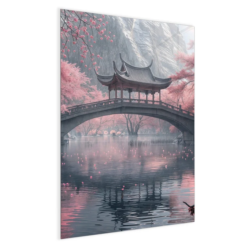 Magnettafel - Japanischer Garten