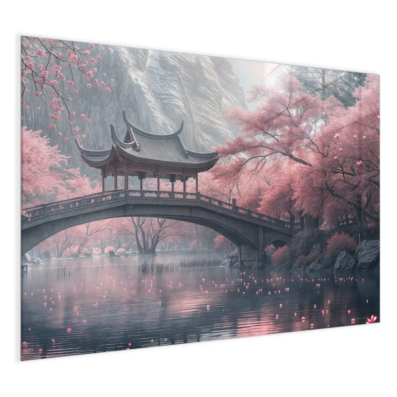 Magnettafel - Japanischer Garten