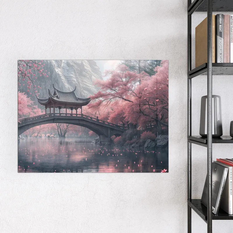 Magnettafel - Japanischer Garten