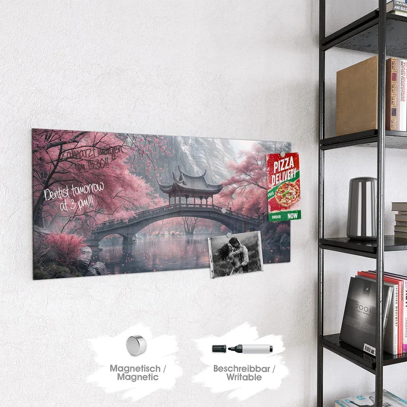 Magnettafel - Japanischer Garten