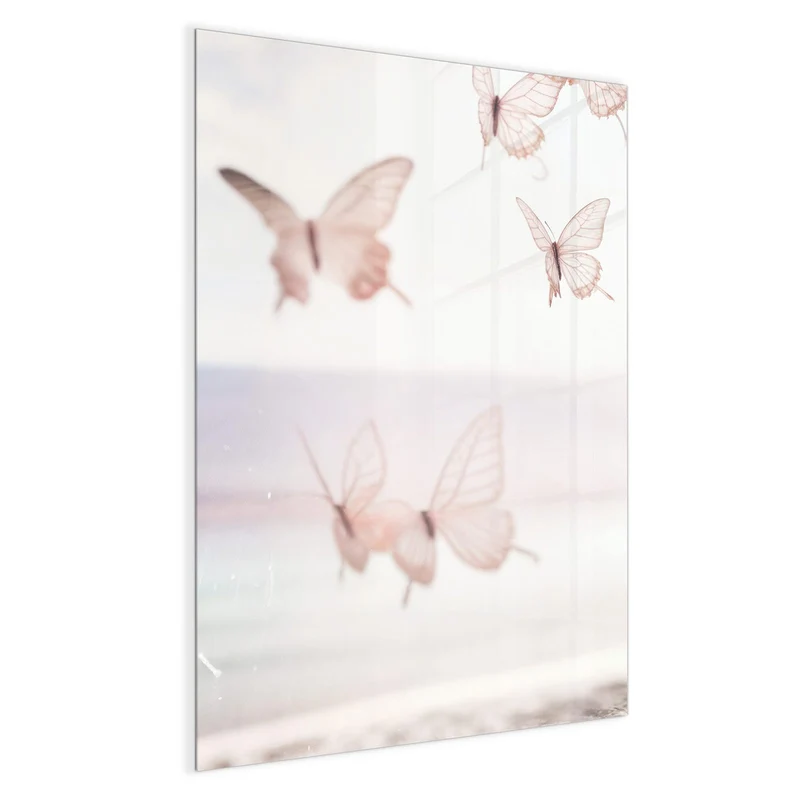 Magnettafel - Schmetterlinge am Meer