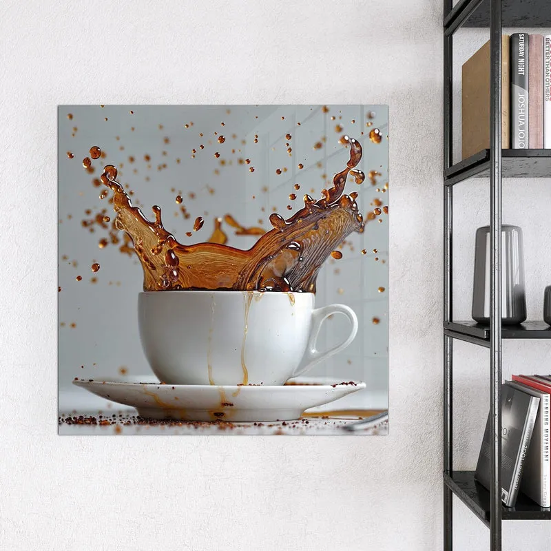 Magnettafel - Kaffeeexplosion
