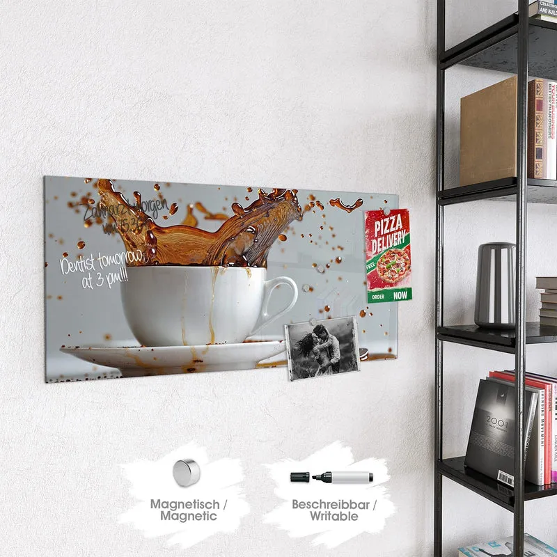 Magnettafel - Kaffeeexplosion