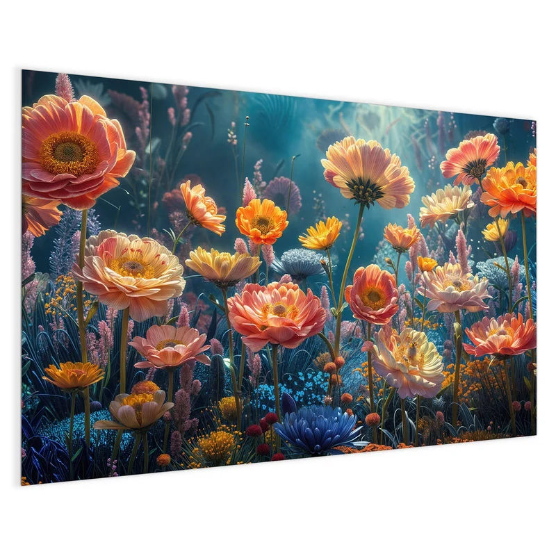Magnettafel - Bunte Blütenwiese