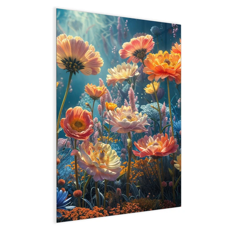 Magnettafel - Bunte Blütenwiese