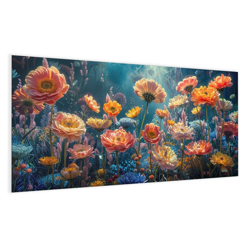 Magnettafel - Bunte Blütenwiese