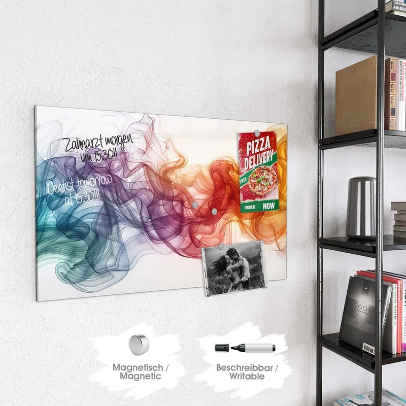 Magnettafel - Bunte Wirbel