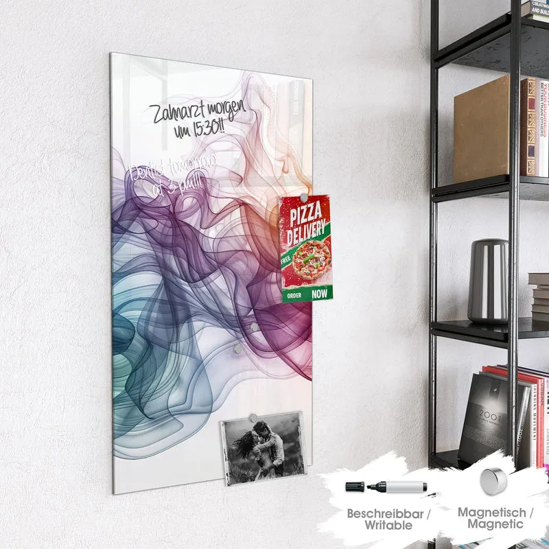 Magnettafel - Bunte Wirbel