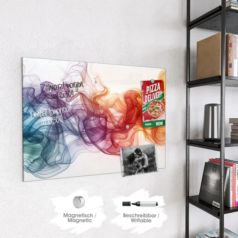 Magnettafel - Bunte Wirbel