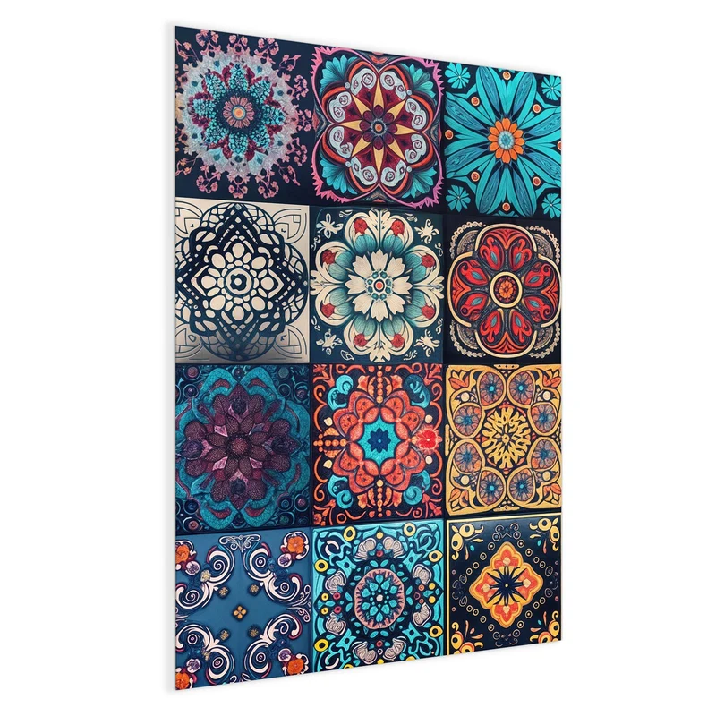Magnettafel - Kacheln mit Mandalas