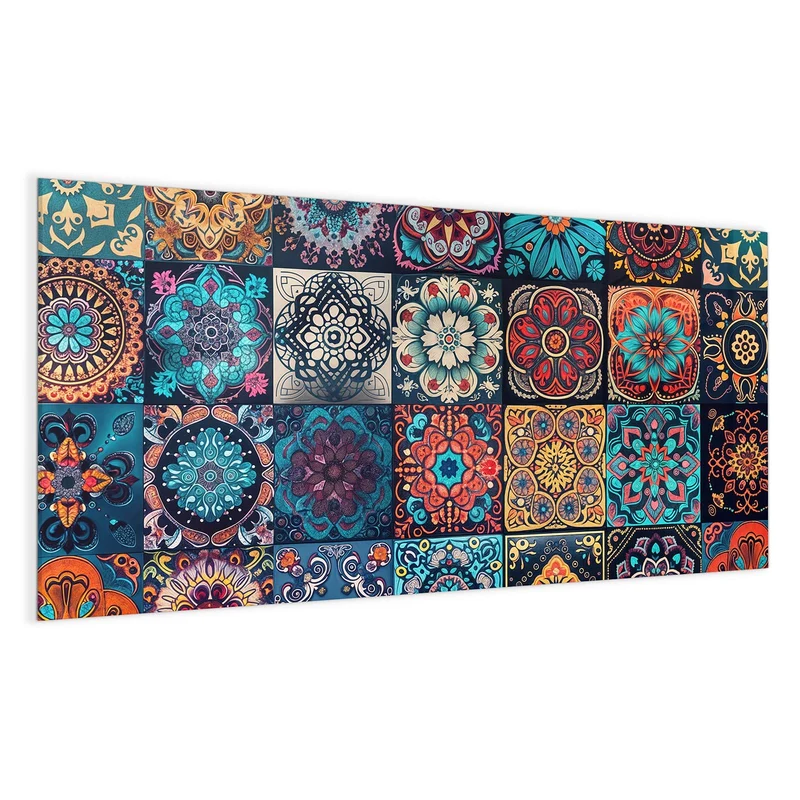 Magnettafel - Kacheln mit Mandalas