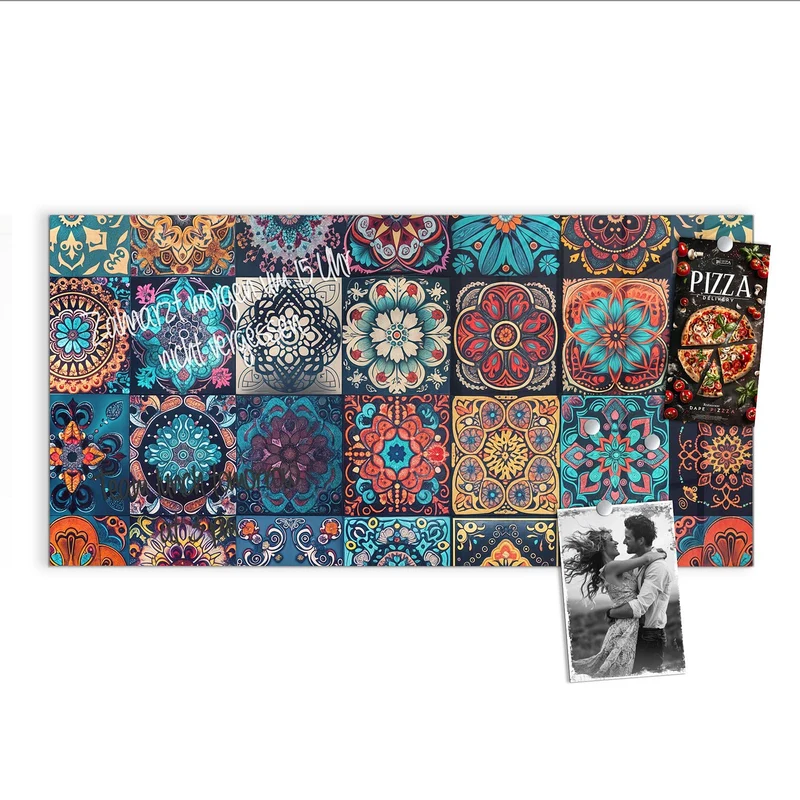 Magnettafel - Kacheln mit Mandalas