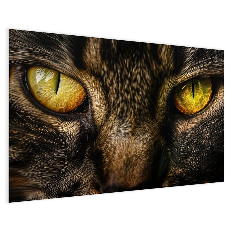 Magnettafel - Gelbgrünes Katzenauge
