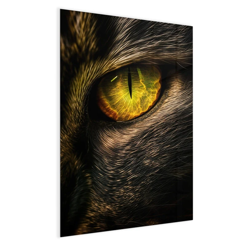 Magnettafel - Gelbgrünes Katzenauge