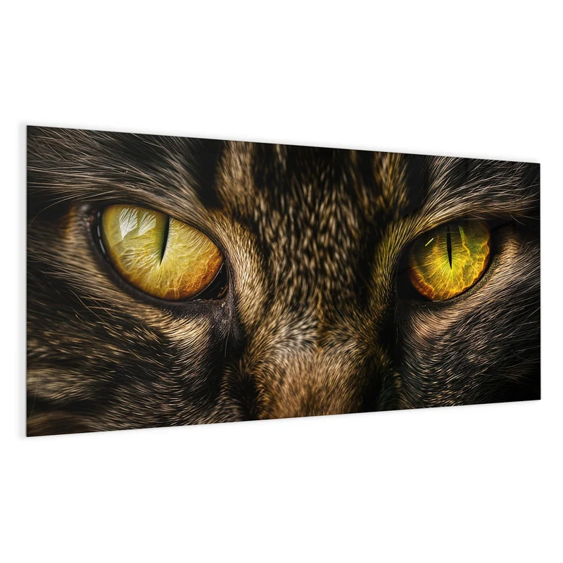 Magnettafel - Gelbgrünes Katzenauge