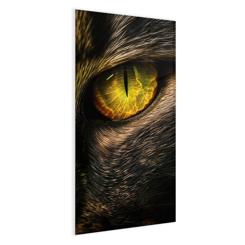 Magnettafel - Gelbgrünes Katzenauge