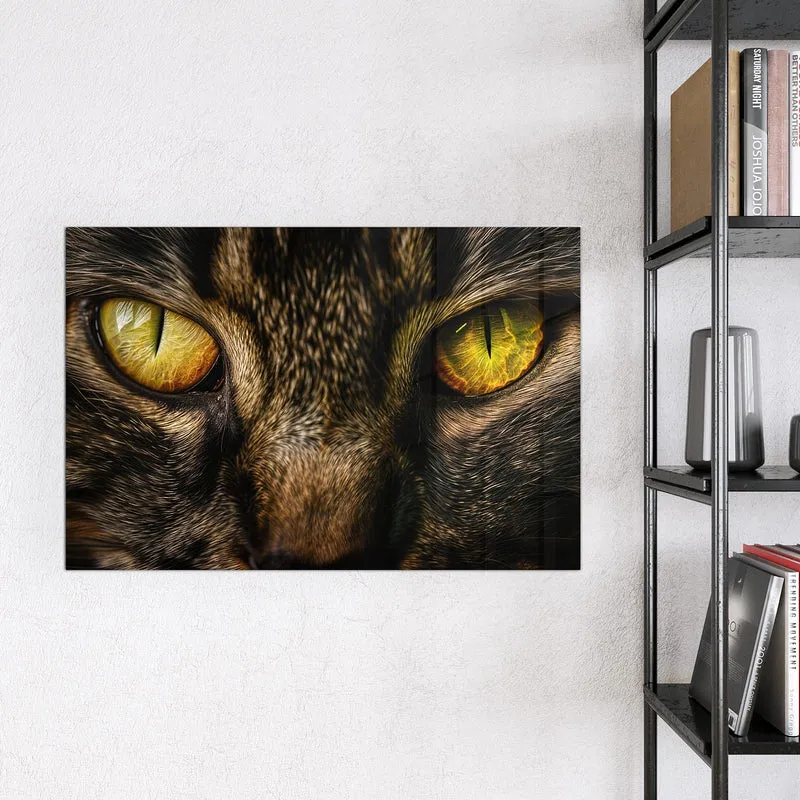 Magnettafel - Gelbgrünes Katzenauge