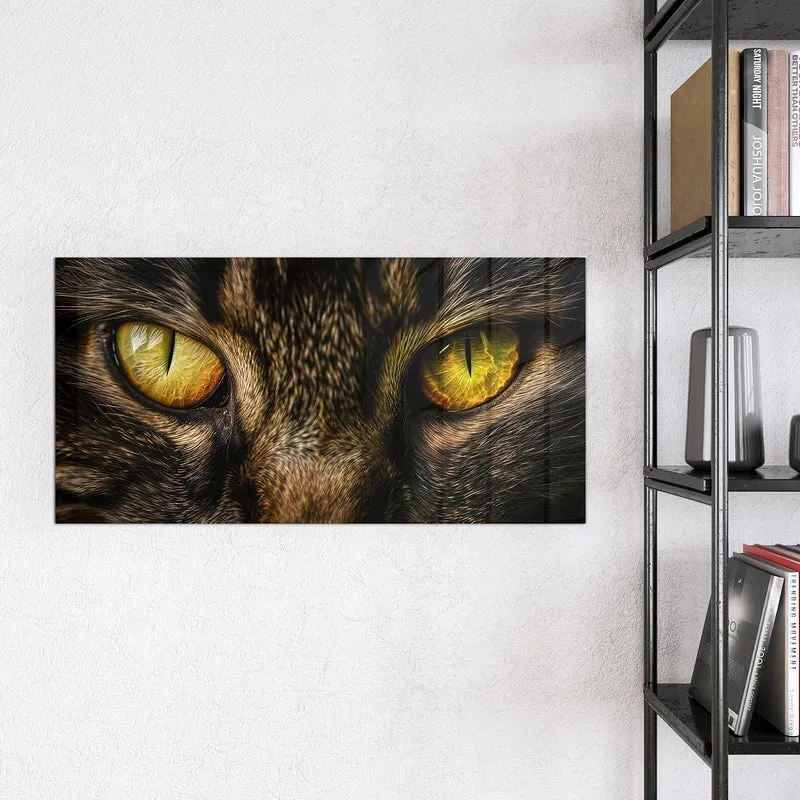 Magnettafel - Gelbgrünes Katzenauge