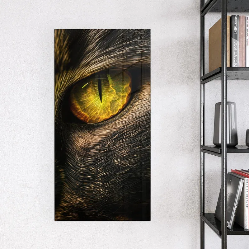Magnettafel - Gelbgrünes Katzenauge