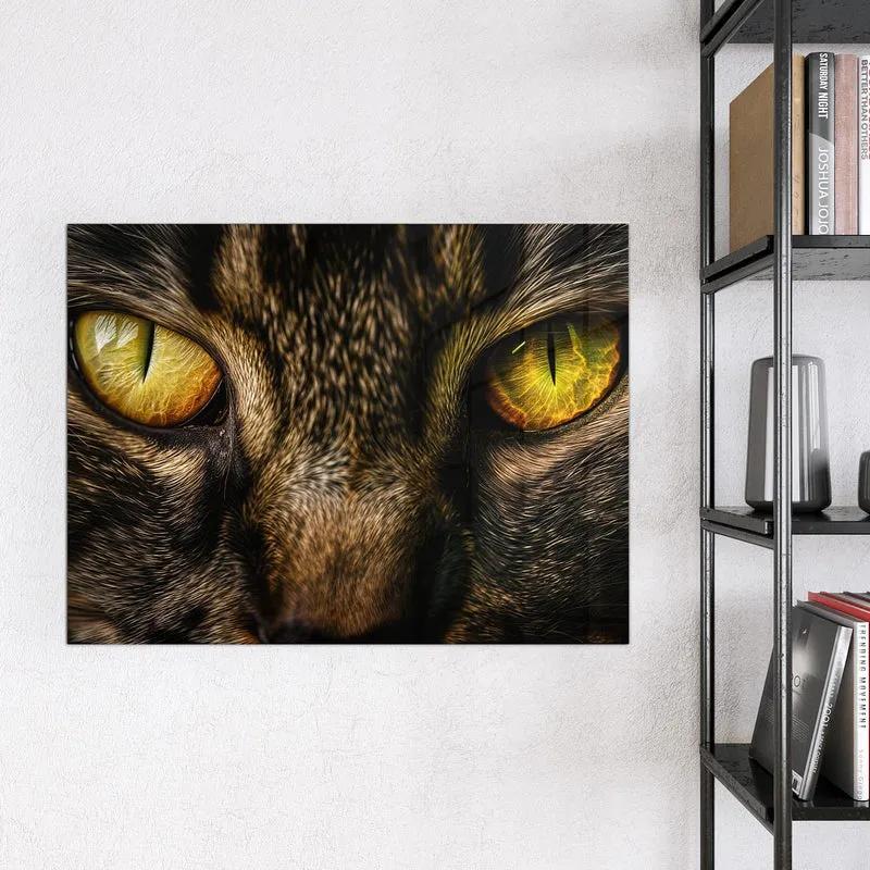 Magnettafel - Gelbgrünes Katzenauge
