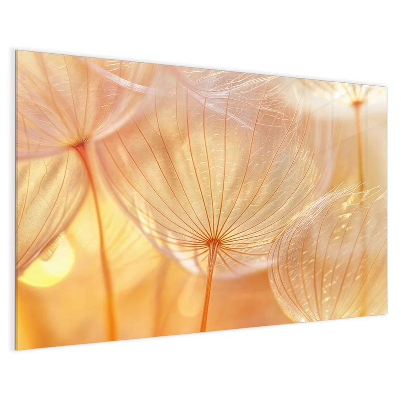 Magnettafel - Pusteblume im Goldlicht