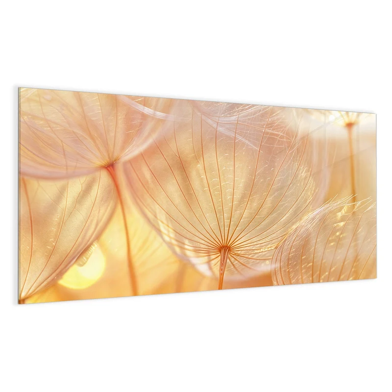 Magnettafel - Pusteblume im Goldlicht