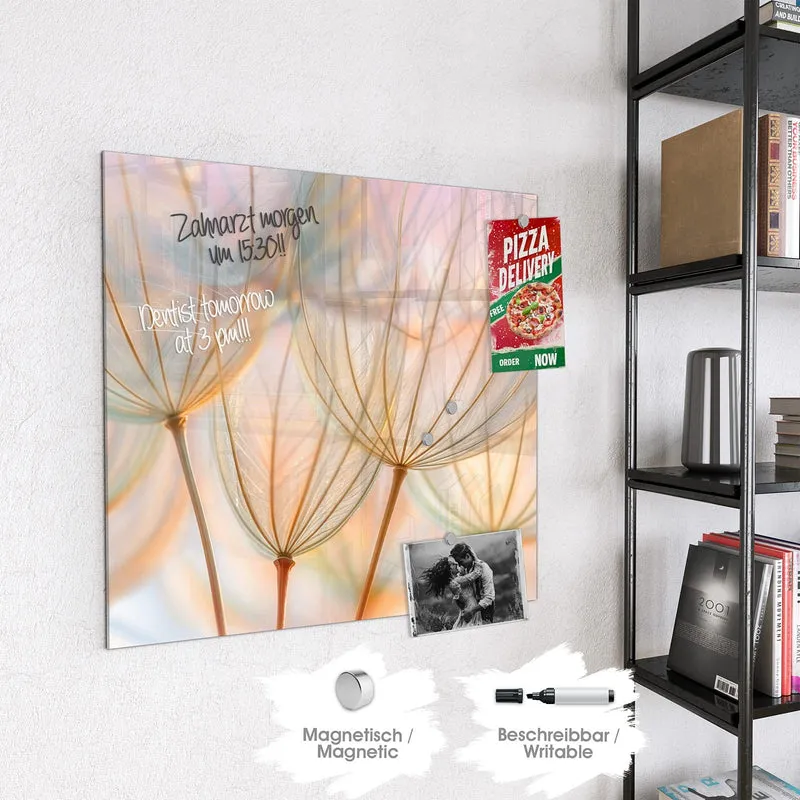 Magnettafel - Pusteblume in Pastell