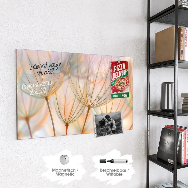 Magnettafel - Pusteblume in Pastell