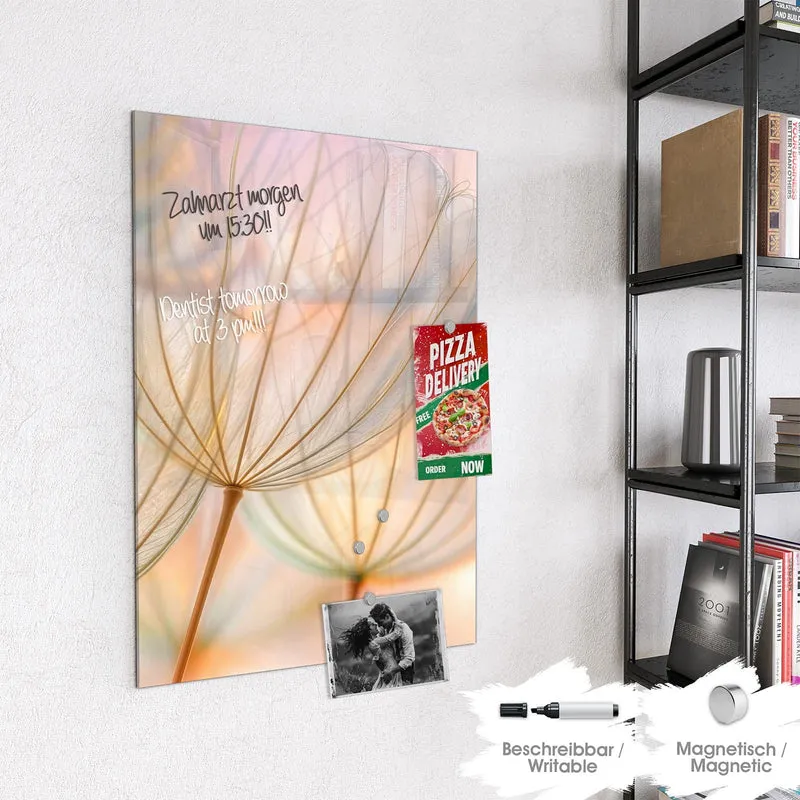 Magnettafel - Pusteblume in Pastell