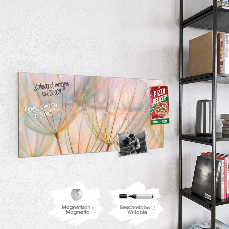 Magnettafel - Pusteblume in Pastell