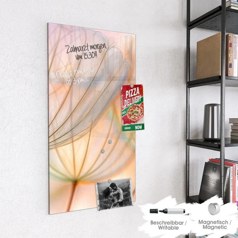 Magnettafel - Pusteblume in Pastell