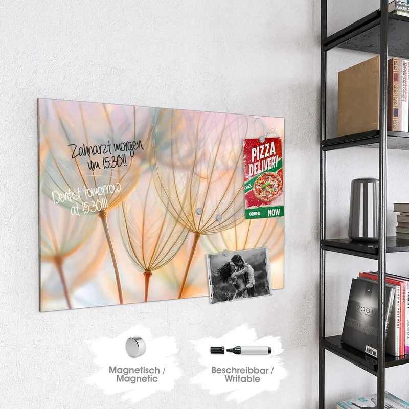 Magnettafel - Pusteblume in Pastell