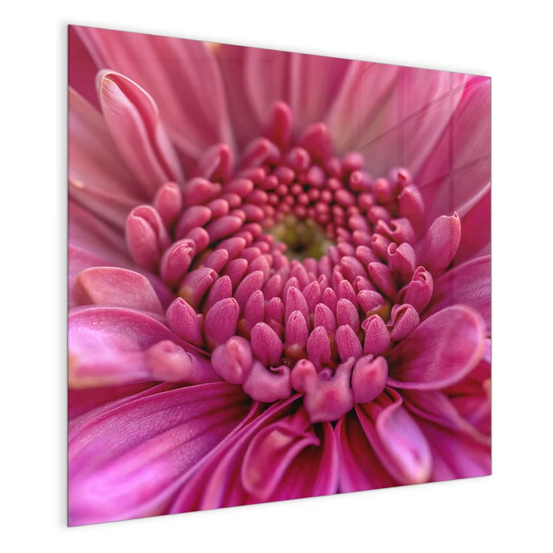 Magnettafel - Pinke Blütenspirale