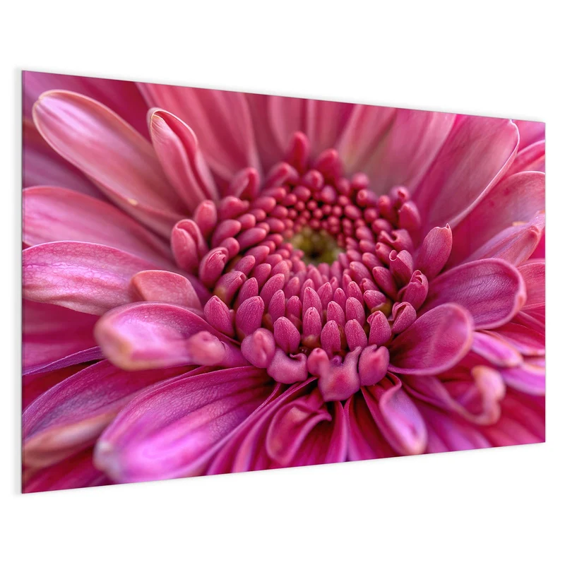Magnettafel - Pinke Blütenspirale