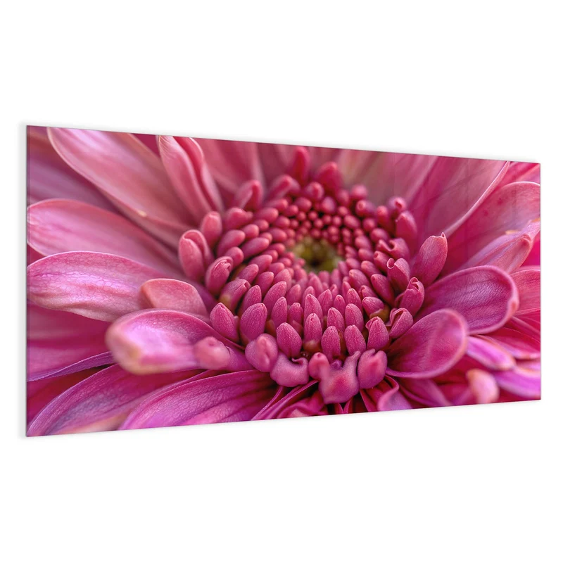 Magnettafel - Pinke Blütenspirale