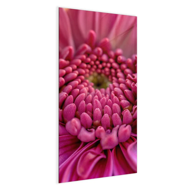 Magnettafel - Pinke Blütenspirale